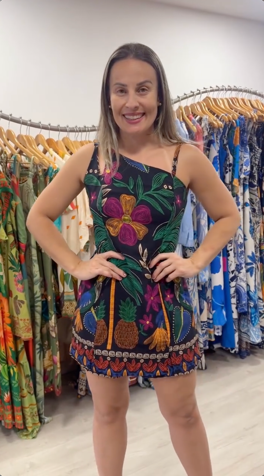 Macaquinho Raquel multicolorido